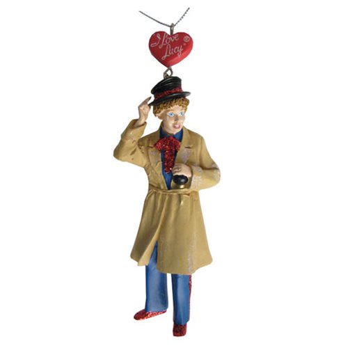 I Love Lucy Lucy in Trench Coat 4 2/4-Inch Resin Ornament